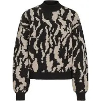 We fashion Trui beige / zwart