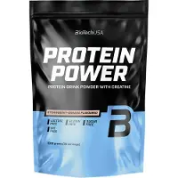 BiotechUSA Protein Power 1000 g (Aardbei Banaan) - eiwit - eiwit
