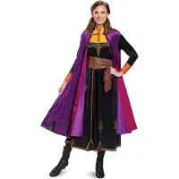 Disguise DISNEY - FROZEN 2, Anna Op reis jurk Classic Volwassenen, Maat L (12-14), Volwassenen