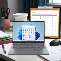Lenovo IdeaPad Slim 3 Gen 10 14 AMD AMD Ryzen 7 8840HS-processor 3,30 GHz tot 5,10 GHz, Windows 11 Home 64, 512 GB SSD M.2 2242 PCIe Gen4 TLC - 83K9CTO1WWBE3, Luna Grey