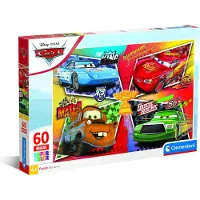 Clementoni - Puzzel - 60 Maxi Stukjes - Cars Thema - Kinderpuzzel - Vanaf 4 jaar
