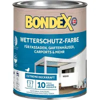 Dyrup Weerbestendige Verf Wit 0,75 L voor 7 m² | Extreme dekking | Uitstekende weersbestendigheid | Zijdeglans | Weerbestendige verf | Houtverf