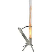 Green Flame BPH-R80-A Outdoor Pellet Lounge Heater - 44,5x36x129,5 cm - Terrasverwarmer / Tuinhaard / Patio Heater