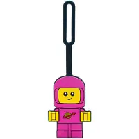 LEGO Ruimtebaby bagagelabel - roze