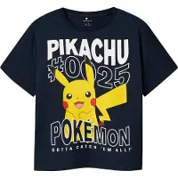 Name it Shirt 'NKMJamish Pokemon' navy / geel / rood / wit