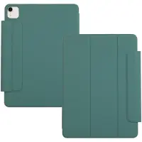 Lunso Geschikt voor iPad Air 13 inch (2024/2025) - Tri-Fold Bookcase hoes - Groen