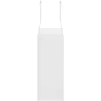 vidaXL Papieren zakken 50 st met hengsels 15x8x21 cm wit