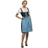 Boland - Kostuum Frau Fischer blauw (40/42) - Volwassenen - - Bierfeest - Tirol - Oostenrijk - Alpenmeisje