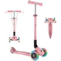 Globber Primo Foldable Lights Scooter Roze Kinderen