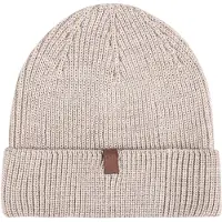 Norfolk - 70% Merino wol Muts - Premium Gebreide Muts - Wintersport Muts - Warme Mutsen - Wintermuts - Oatmeal - One Size - Norwick