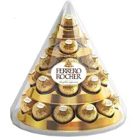 Ferrero Rocher Rocher piramide - luxe kerst chocolade met hazelnoot - 350gr