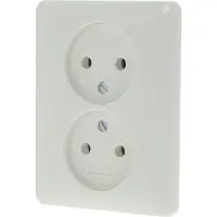 Gira Stopcontact | | S55 (Inbouw, Wit)