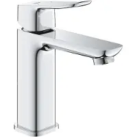 GROHE Dice Wastafelmengkraan - M-Size - Waterbesparend - Inclusief Push-Open Waste - Chroom