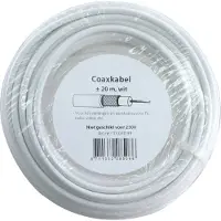 Q-Link Coaxkabel | 3C2V | 75 ohm | 20 m | Ø5 mm² | Wit - 03.030.99