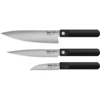 Fissler ProCut 001-039-03-000/0, 3-delige messenset met koksmes, vleesmes en officemes