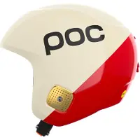 POC - Heren skihelmen - Skull Dura Comp MIPS Rouge/Blanc voor Heren - Maat 59-62 cm - Wit