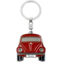 Brisa VW Collection - Volkswagen geëmailleerde metalen sleutelhangerring sleutelaccessoire sleutelhouder in Kever-design