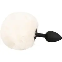 You2Toys - anaal plug met konijnenstaart - zwart