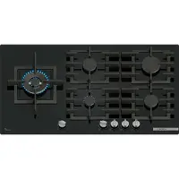 Bosch Serie 6 PPM9A6I40 kookplaat Zwart Ingebouwd 90 cm Gaskookplaat 5 zone(s)