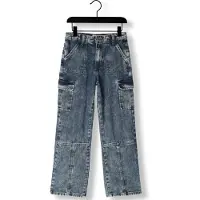 Vingino Meisjes Jeans Cato Cargo - Blauw - Maat 176