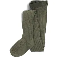 Mp Denmark Meisjes Beenmode Cotton Rib Tights - Groen - Maat 70