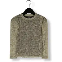 Like Flo Meisjes Tops & T-shirts Estee Flo Mesh Top - Khaki - Maat 122/128