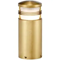 Elstead Lighting Buitenlampenpaal, geborsteld messing, E27, 40W, Newbrighton, Elstead