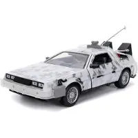 Jada Back To The Future - Bevroren Delorean - Schaal 1:24 - Met verlichting - Toys