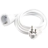 Q-Link verlengsnoer - randaarde - 2500W - 3 x 1.5 mm - 3 m - wit