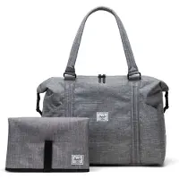 Herschel luiertas Strand Duffle / Diaper Bag 24 L Raven Crosshatch grijs