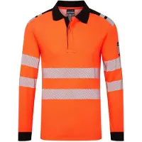 Portwest Pw3 Modaflame Knit Hvo Poloshirt Met Lange Mouw Fr734 Vlamvertragend | Maat: XXL