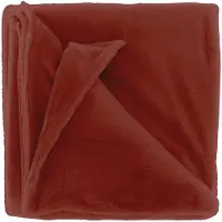 Unique living plaid klaas 150x200cm marsala