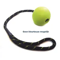Happy pet tough toys bal aan touw rubber - Jumbo 33,5x8x8 cm
