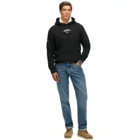 Superdry Sweatshirt zwart / natuurwit