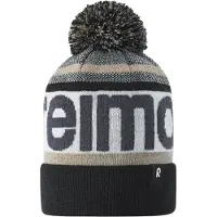 Reima Muts 'Taasko' beige / donkergrijs / zwart / wit