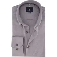 State of Art overhemd grijs gemêleerd flanel button-down