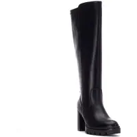 Xti Xtivoor vrouwen. 14452401-NEGRO Laarzen 144524 zwart (38), 5 tot 8 cm, Ritssluiting, Casual