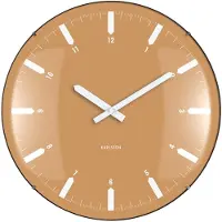 Karlsson wandklok realista dome oker- Ø35cm