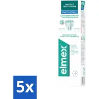 Elmex 5 x Tandpasta Sensitive Professional Gentle Whitening 75 ml - Gevoelige Tanden - Tandpasta Whitening - Pro-Argin - Tandgevoeligheid - Tandpasta Voor Gevoelige Tanden