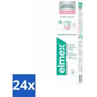 Elmex 24 x Tandpasta Sensitive Professional Gum Care 75 ml - Gevoelige Tanden - Tandpasta - Gevoeligheid - Tandarts Aanbevolen - PRO-ARGIN Technologie