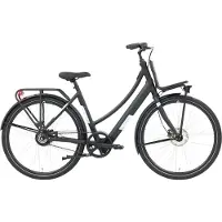 POPAL Royl1 Elektrische Fiets - E-bike 28 Inch - Damesfiets 47 cm - Hydraulische schijfrem - 360 Wh Accu - Matzwart
