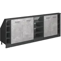 Vicco R-Line Keukenkast voor schuine wand – 210 cm Set van 5 Beton/antraciet