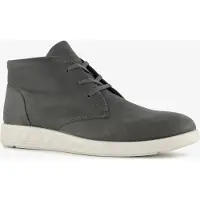 Ecco leren heren veterboots grijs maat 44
