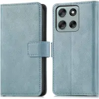 IMoshion Luxe Bookcase voor de Motorola Moto G56 - Lichtblauw