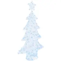 vidaXL Kerstboom 160 LED's Koudwit 150 cm Acryl