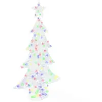 vidaXL Kerstboom 160 LED's Meerkleurig 150 cm Acryl