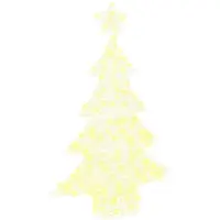 vidaXL Kerstboom 100 LED's Warmwit 120 cm Acryl