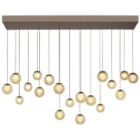 Paul Neuhaus 19-lichts hanglamp Pure Popup bronce