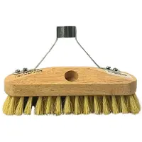 Synx Tools Luiwagen Fiber 22cm met steelhouder - Schrobber - Schoonmaak - Schrobborstel - Schrobber - Vloerschrobber - Schoonmaakbezem - douche - Zonder Steel