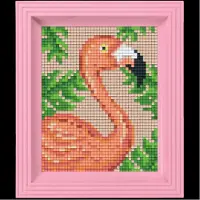 set met lijst - flamingo